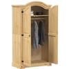 VidaXL Wardrobe Corona 102x52x186 Cm Solid Pine Wood, Storage Cabinet, Wardrobe Organizer, Closet, 4012154