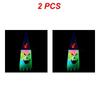 Halloween Hanging Glowing Ghost Hat Lights Decoration Glowing Witch Hat alloween Party Props for Outdoor, Yard, Tree