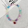 Colorful Elastic Pet Collar with Macaron Bell - Stylish Necklace for Cats and Dogs