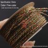 Multi-Color Hand-Twisted Cotton Rope for Beading and DIY Projects