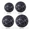 Fishtank Filter Media Bulk Black Bio Balls with Cotton for Aquariums Filtration Bio Balls Media for Freshwater Saltwater