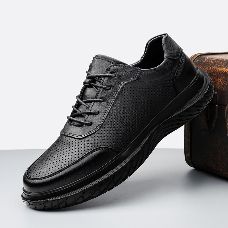 

Модная мужская обувь из натуральной кожи, мужские кроссовки для ходьбы, новая мужская повседневная обувь на шнуровке, дышащие кеды для скейтборда, мужские кроссовки класса люкс, высокие кеды 38