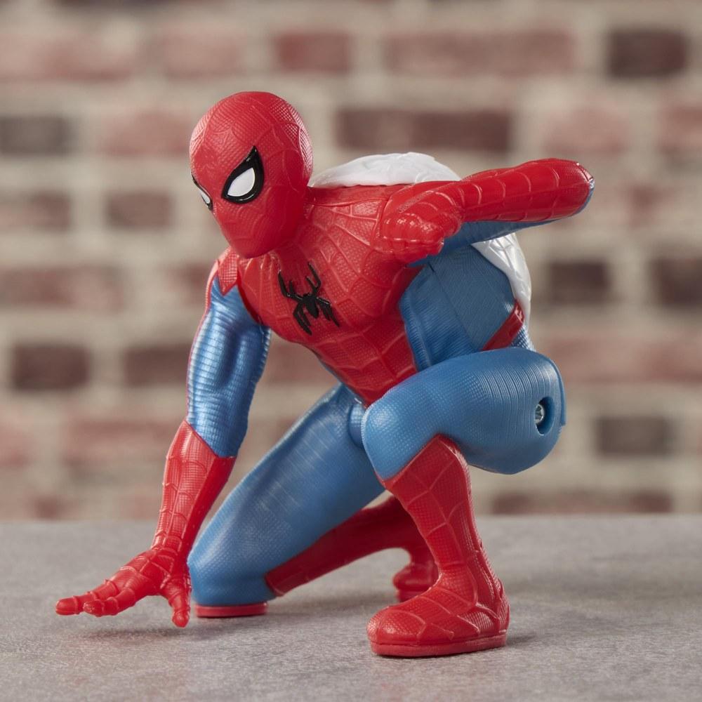 Marvel Spider-Man Day Flip Action Figure Superhero Toy for Kids Age 4 and Up