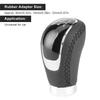 Universal Car Gear Shift Knob Stick Head Shifter Lever Handball Leather Universal for CarBlack