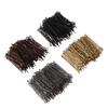 100Pcs Hochzeit Haar Clips Haarspange Haarnadeln Schwarz Seite Draht Ordner Styling Werkzeuge