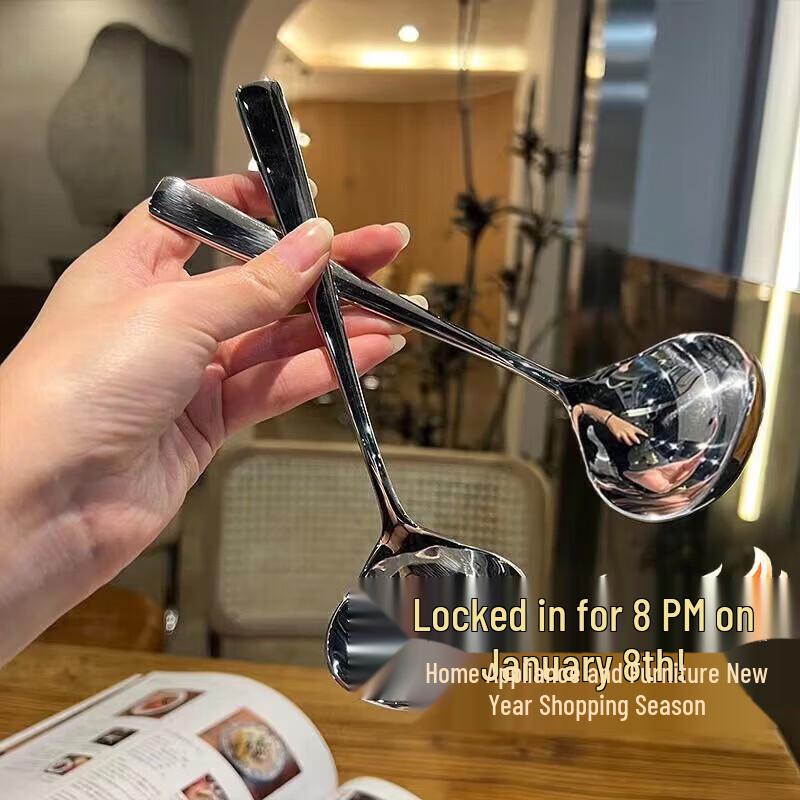 Baijie 304 Stainless Steel Soup Spoon