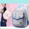 Kids School Backpack With Cartoon Pattern And Nylon Material For Preschoolchildren
