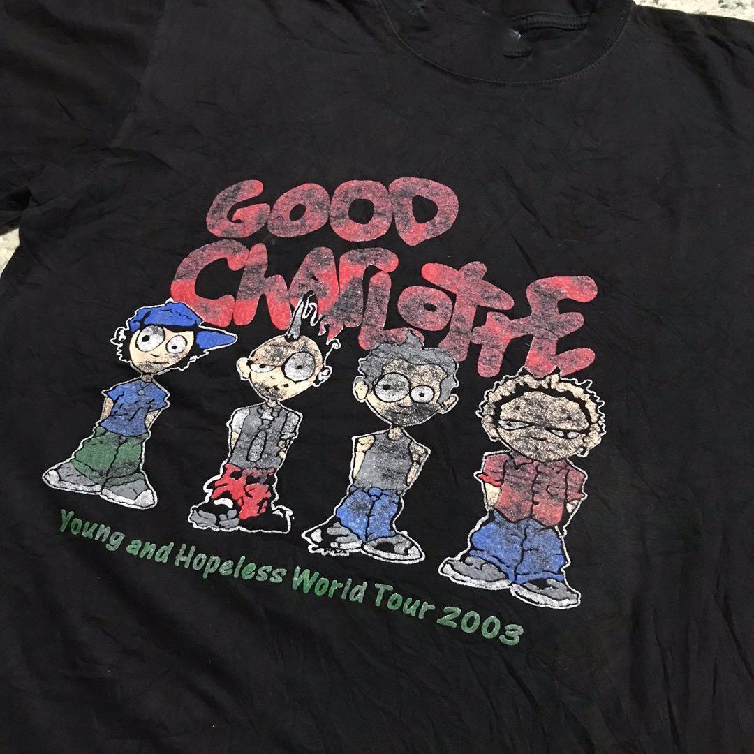 Good Charlotte Band World Tour 2003 For Fans All Size Unisex T-shirt TU255 L