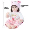 42cm hračka celotělová silikonová vodotěsná hračka do vany Populární panenky Reborn pro batolata Bebe Doll Reborn Lifelike Soft Touch