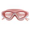 Children's Large Frame Swimming Goggles Kids Waterproof Anti Fog Eyewear Candy Green Adjustable Straps PC Lens Use