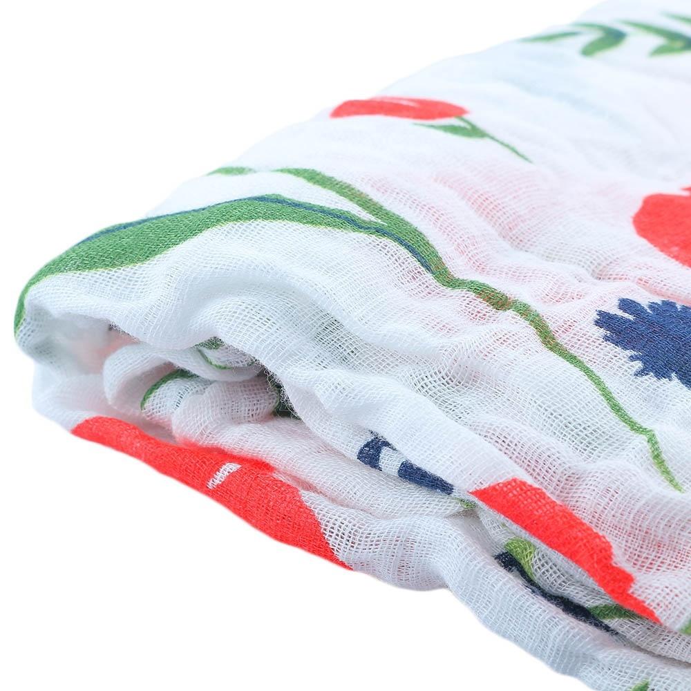 Feather Pattern Newborn Blanket Bath Towel Bed Sheet Summer Baby Swaddle Bamboo Fiber Bed Sheet