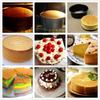 4-12 inches Non-stick Removable Bottom Round Shape Aluminium Chiffon Cake Mould Bread Mold Cupcake Moulds Pans Tin DIY Baking