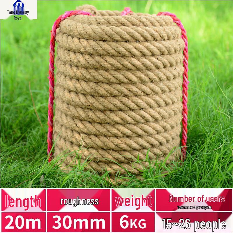 Heavy-Duty Hemp Tug-of-War Rope