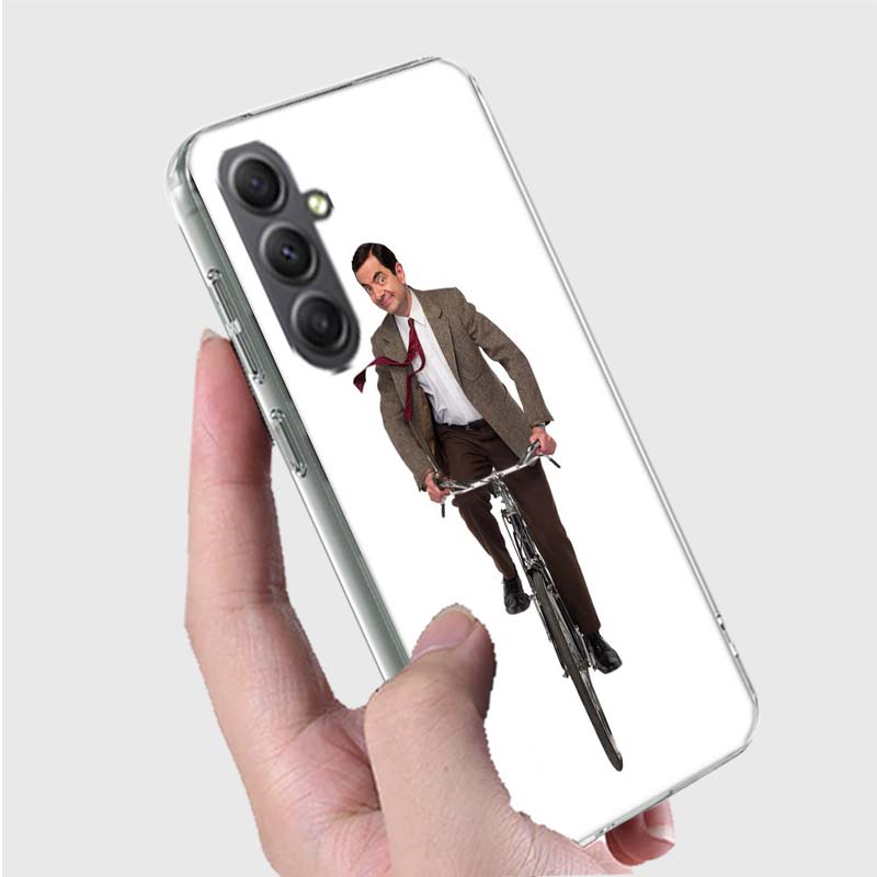 Funny Mr B-BeanS Phone Case for Samsung A16 A26 A36 A56 A17 A37 A57 A07 A06 A02S A03 A04S A05S Galaxy Note 20 10 A50S A71 A51 A3