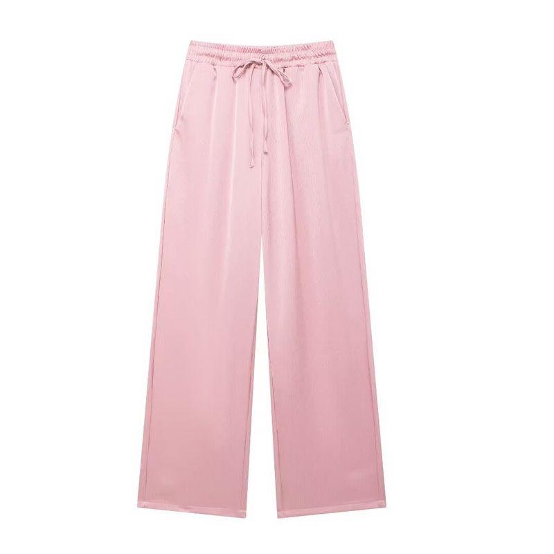 Kaslead New Arrival Women's Fashion Style Ruffled Suit Outwear Casual Pants 4387127 4387027