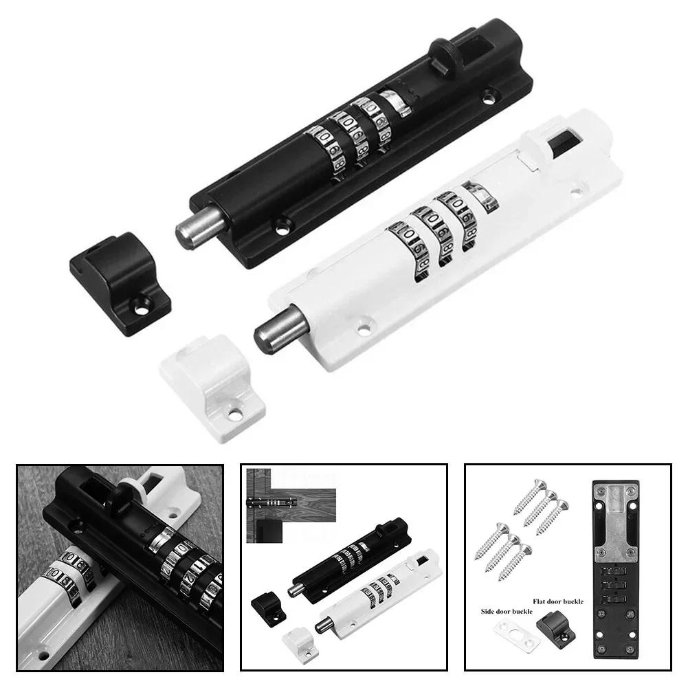 Door Bolt Password Lock Sliding Combination Code Bolt For Gate Garage Cabinet Anti-theft Home Hardware Gate Safety Door Lock