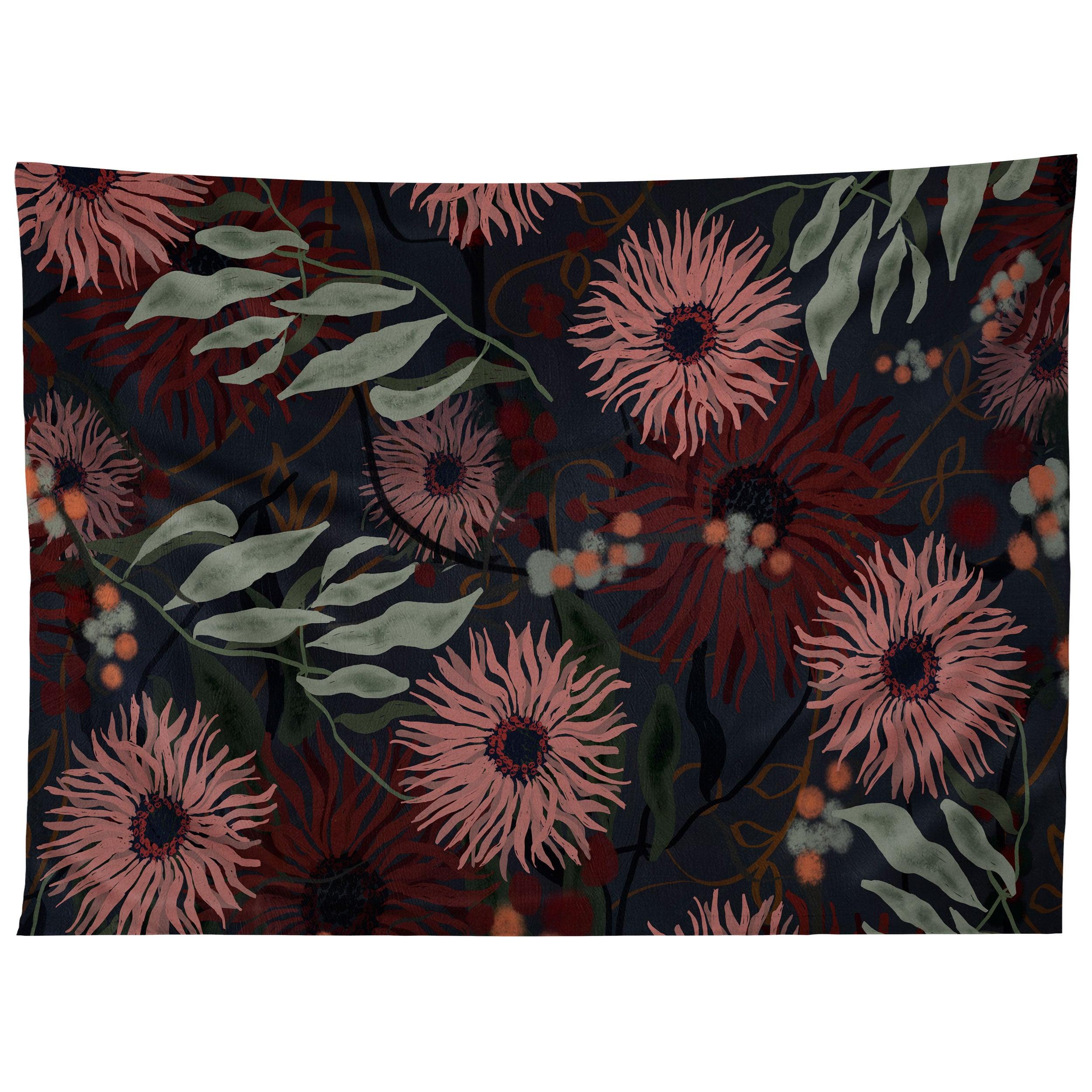 MOODY BLOOMS 01 tapestry 75x100