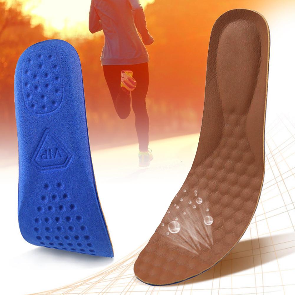 Elastic Damping Pain Relief Sports Insole Unisex Outdoor Soft Breathable Foot PadL(40 45)