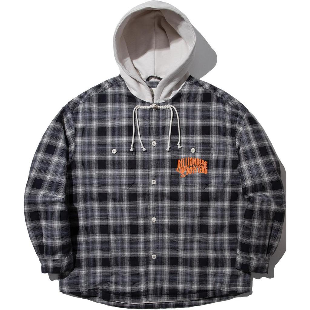 Li Ning X Billionaire Boys Club Skateboard Series Loose Fit Printed Comfortable Short Cotton Jacket Men Jacket Flower-Gray Tile-Gray AJMU279-4