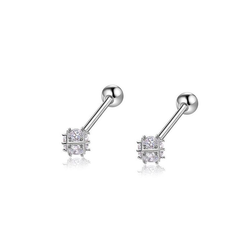 

Серьги-гвоздики Простые геометрические серьги Серьги-гвоздики в виде косточки Стерео шарик Многогранный бриллиант Винтовые серьги-гвоздики