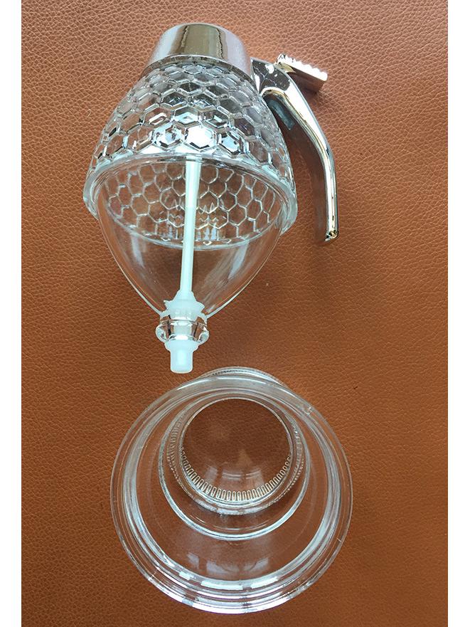 Honey Dispenser Q-437: Squeeze Bottle & Juice Dispenser Jar