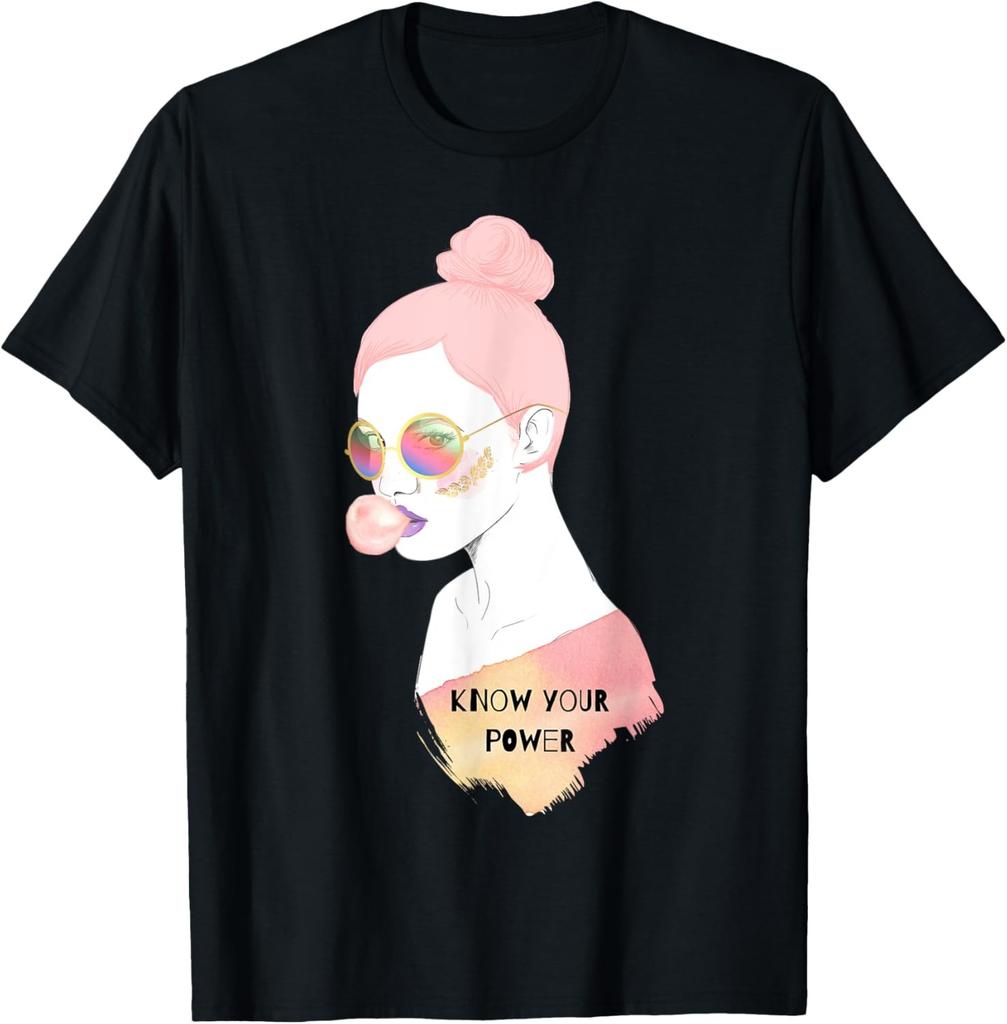 Know Your Power Shirt Women Empowering Rights Inspirational T-Shirt