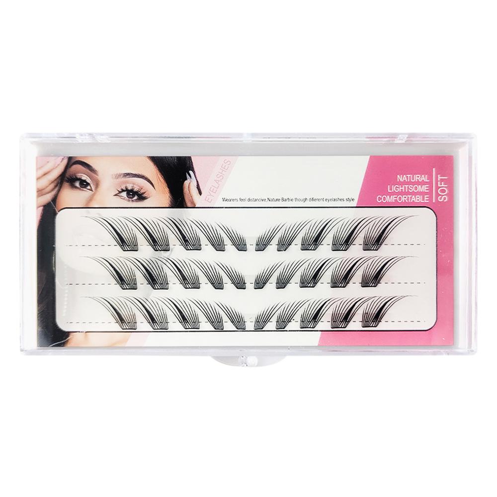 Einzel-Cluster Falsche Wimpern Set Weiche Flauschige DIY Grafting Wimpern DIY Wimpernverlängerung