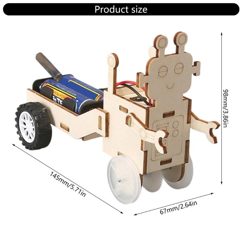 Easy Assembly Science Craft Set Oaken Robot Car STEM Physics Learning Toy For Children Age 6 Additionally