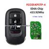 Compatible Key Remote for 23 Honda Models: CR-V, Pilot, HR-V, Civic, Accord - 4/5 Button (KR5TP-4)