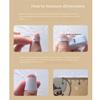 10Pcs Handmade Shimmery Pink Cat Eye Fake Nails with Sparkling Rhinestone Accents