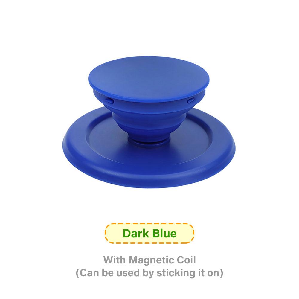 Silicone World Magnetic Folding Mobile Phone Grip Holder Socket Support for Magsafe Ring Finger Expanding Stand Portable Bracket