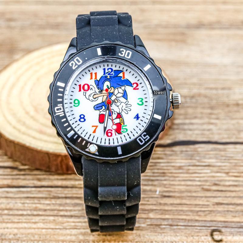 

Детские мультяшные силиконовые кварцевые часы - Модные студенческие праздничные часы