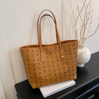 Casual Commuting Retro Large-capacity Bag Women's New Four-season Versatile Bucket Bag Shoulder Bag Vegetable Basket Bag
