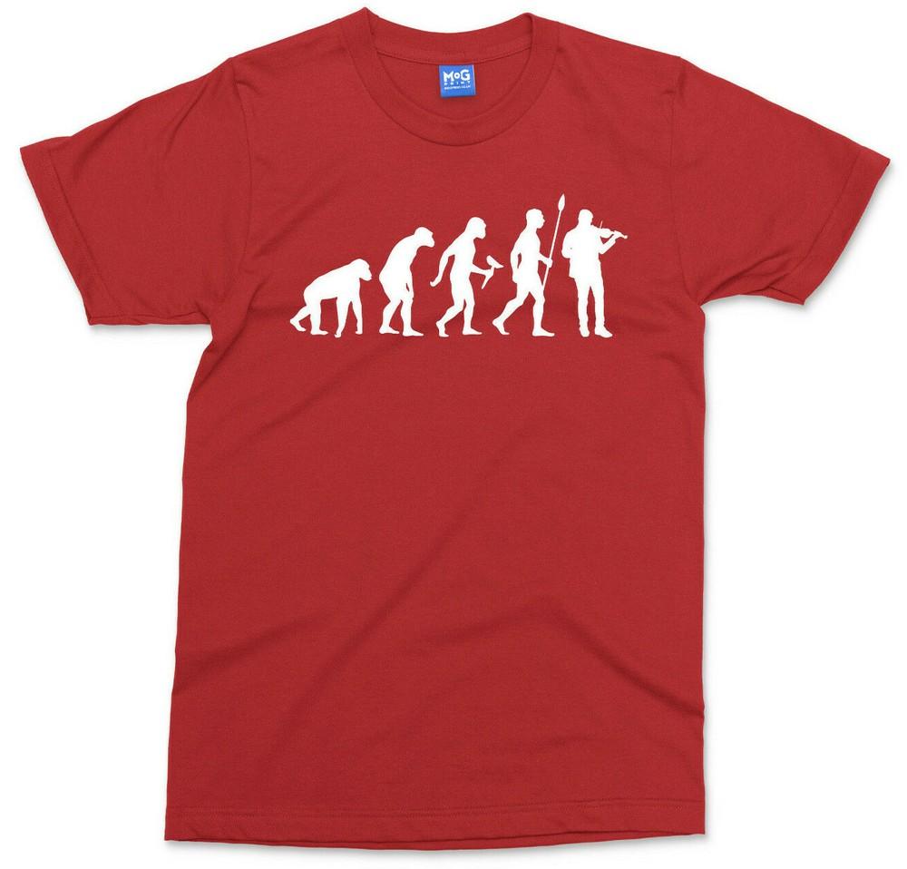 Violin Player TShirt Violinist Evolution Unisex Music Instruunisext Ladies Tee S