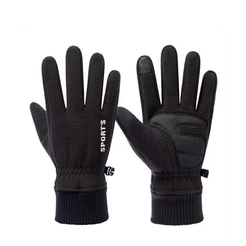 Warm Gloves, Cold-Proof, Fleece-Lined, Thickened, Suitable for Men and Women, for Cycling In Autumn and Winter, Touch Screen Compatible, Outdoor
