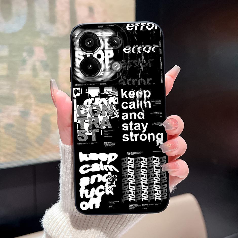 Case For Redmi Note13 13Pro 13 Pro+ Oil Painting Flower Anti-fall Minimalist Protector For Xiaomi Redmi Note 13 Pro Plus Funda