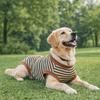 Striped Dog Recovery Clothes Washable Dog Four Legged Vest Fleece Anti-Licking Vest  Female Spay