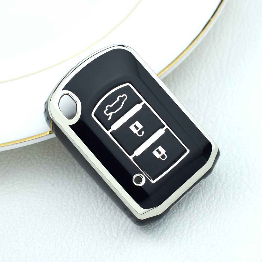 3 Buttons TPU Car Key Cover Case for Mitsubishi ASX Outlander Lancer EX Galant Pajero 2016 2017 Holder Bag Keychain Protector