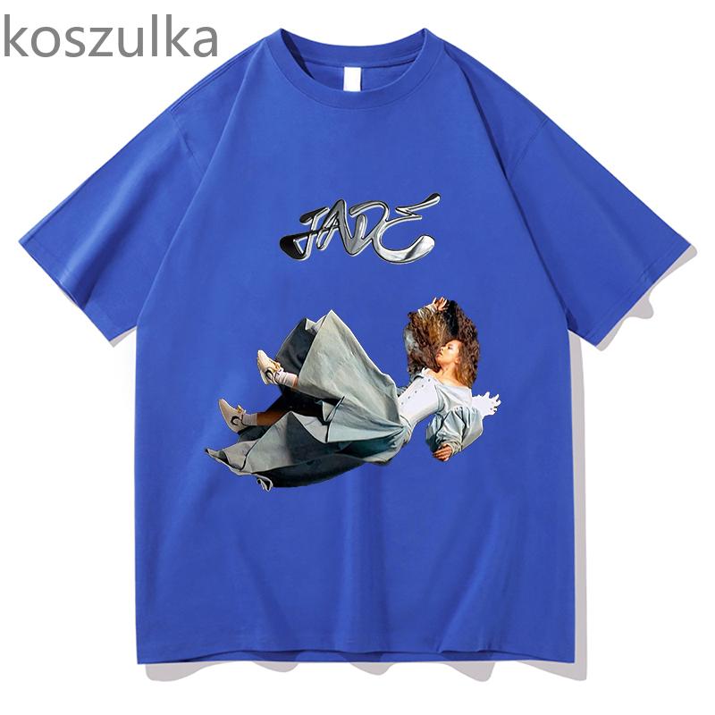 

Футболки JADE Angel Of My Dreams Tour Merch Футболки для женщин/мужчин Модные повседневные футболки из чистого хлопка с коротким рукавом Уличная одежда с коротким рукавом S