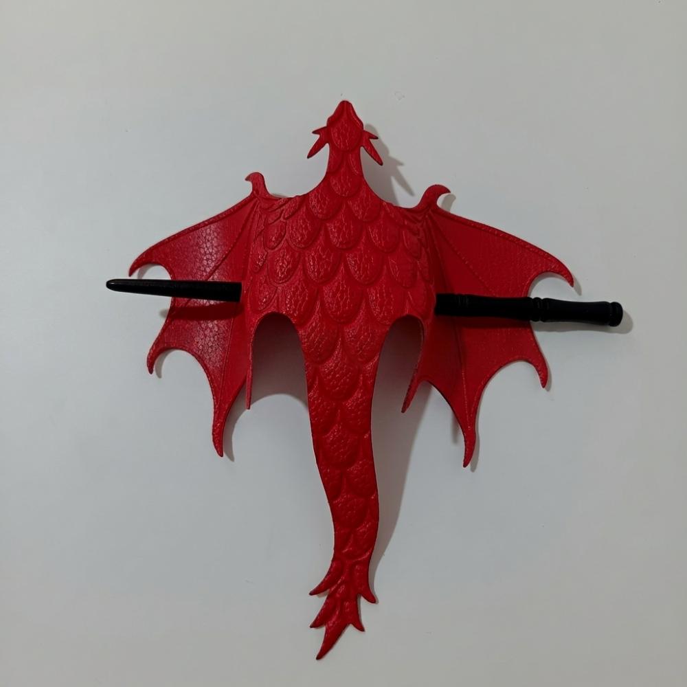 Carved Dragon Flying Dragon Wing Hair Accessory Gothic Fairy Tale Dragon Hair Pin Halloween
