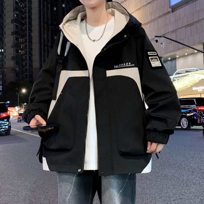 Men s 2024 Autumn/Winter Korean-Style Velvet Jacket: Trendy, Thickened, Warm, and Versatile L 45-52.5 kg