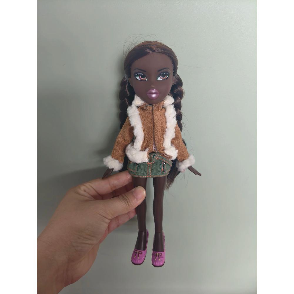 Bratz Head Body Clothes Fur Tops Coat For 30cm Doll