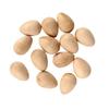 Holz-Halbei 1,7 x 2 cm 12 Stück