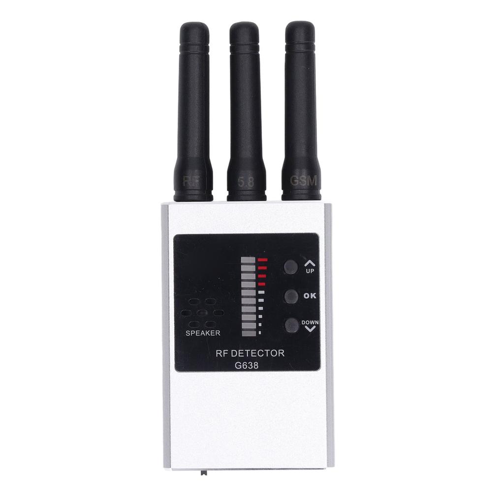 Multifunctional Detector RF Signal Scanner Camera Lens Magnetic Field GPS Tracer Tester Built in Battery