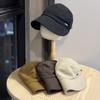 New Hats for Women Autumn and Winter Fisherman Hats Wide Brimmed Peaked Caps Versatile Temperament Face Showing Small Equestrian Hats To Keep Warm