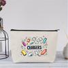 Charger Organizer Pouch Playful Charger Design Black Zipper Closure Ideal for Travel Cables & USB Storage, Unisex Adult Accessory