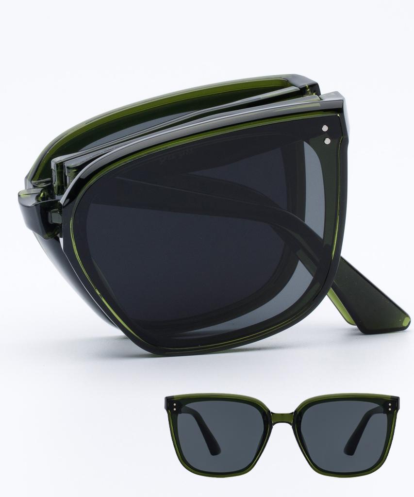 Likkeullou Rc Pirpir Folder Sunglasses Green