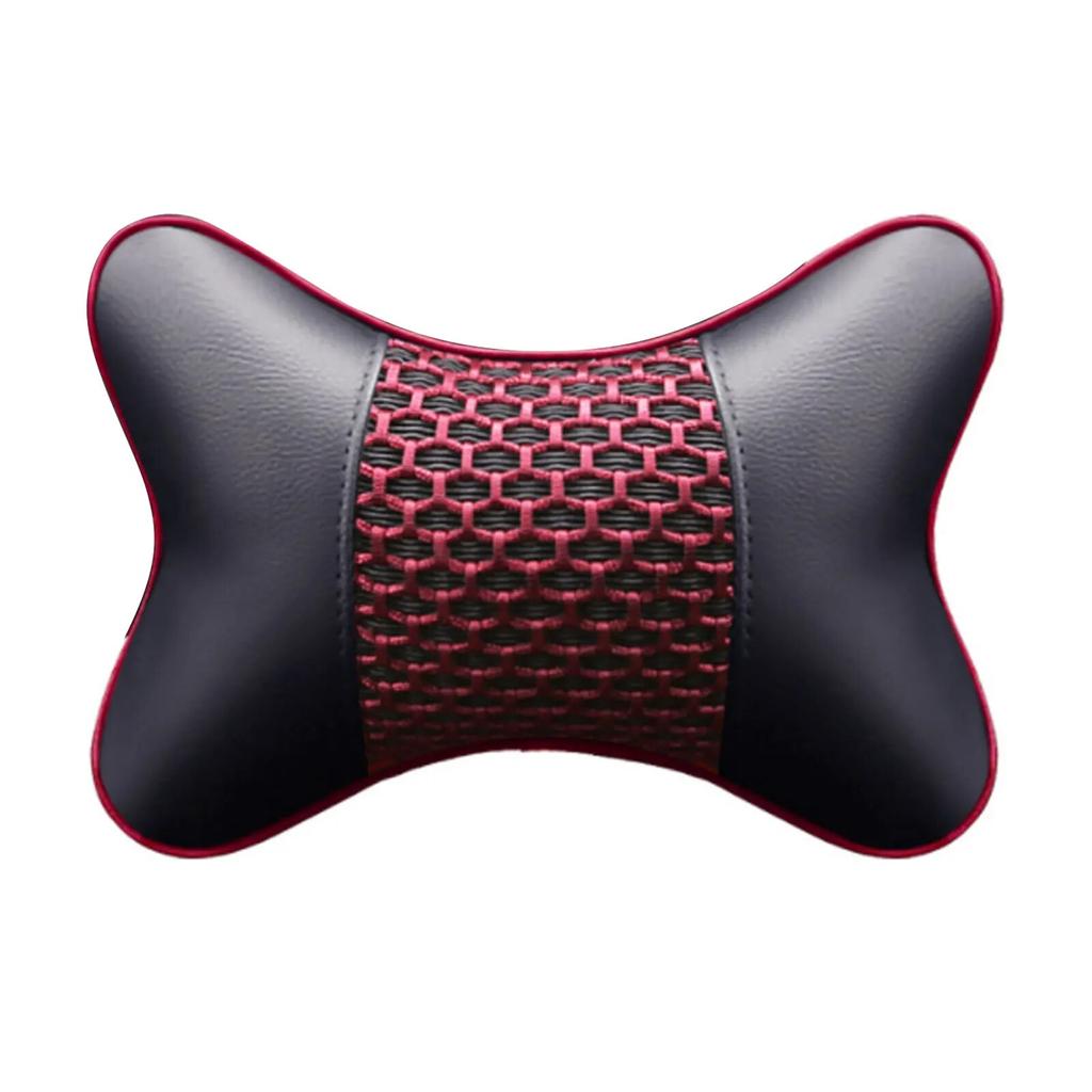 Perne pentru gât de mașină Ambele părți din piele PU Pachet 1 buc Tetiera pentru ameliorarea durerilor de cap pernă universală pentru mașină umplută cu fibre