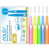 Retractable Interdental Braces Brush for Orthodontic Cleaning, Tooth Gap Care, 20 Pcs/box