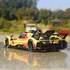 1/22 Ferrari 499P Endurance Race Alloy Super Sports Car Model Diecast Metal Track Racing Vehicle Car Model Sound and Light Kids Toy Gift